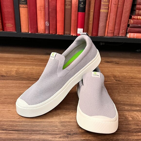 Cariuma Grey Knit Slip On Sneaker Sz M 10.5/ W 12 - Picture 11 of 12